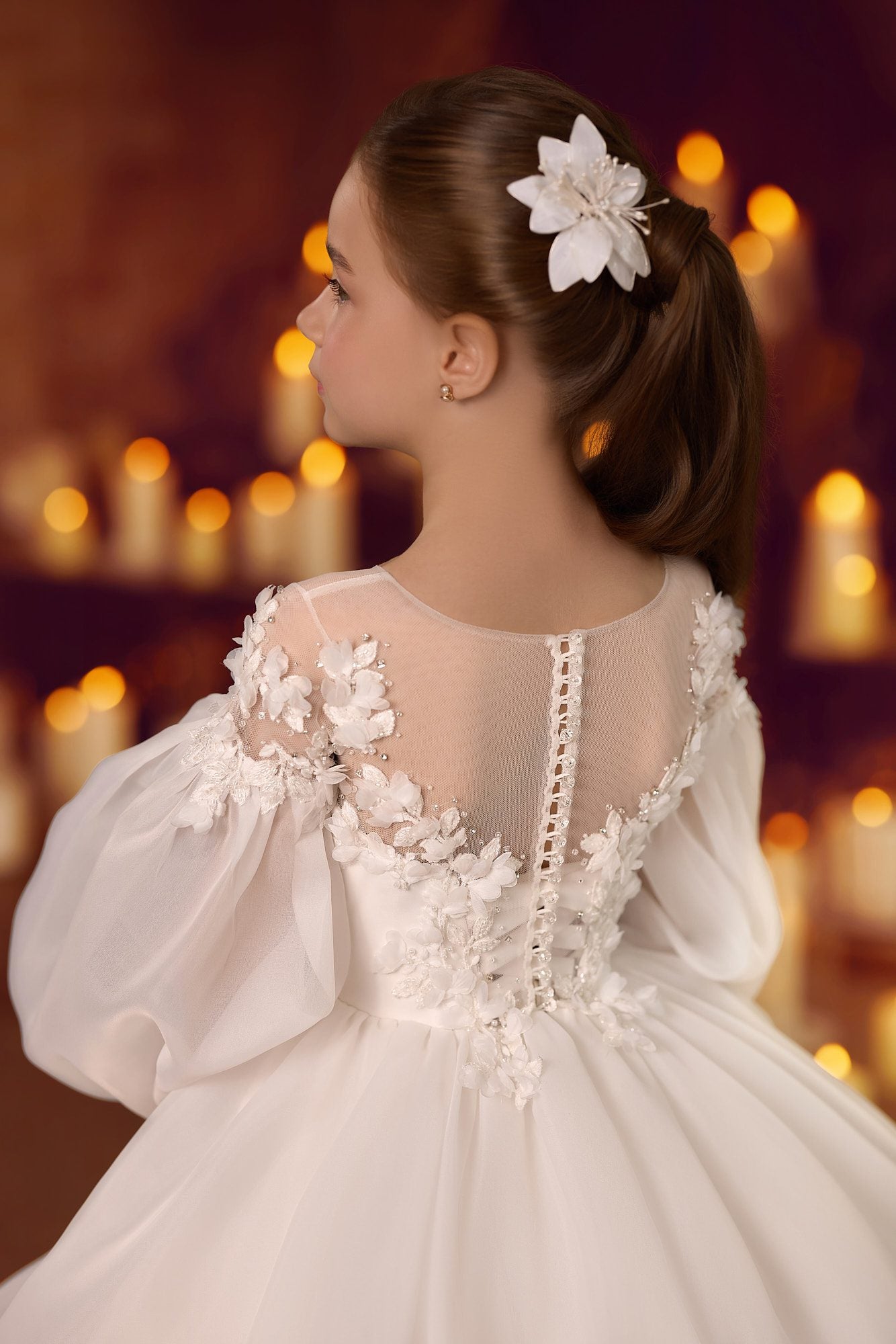 Whispers of Ivory Bloom - Ready In Stock image 3