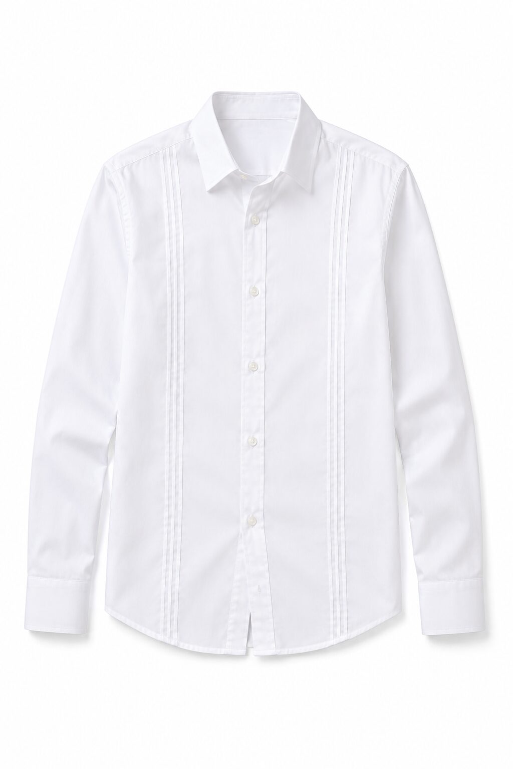 Boys White Cotton Shirt