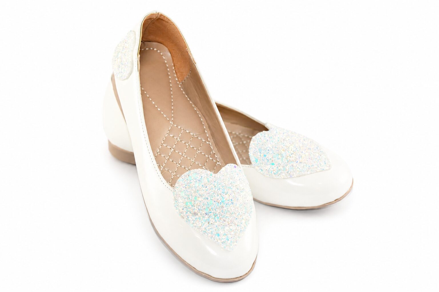 Girls White Occasion Shoes image 1