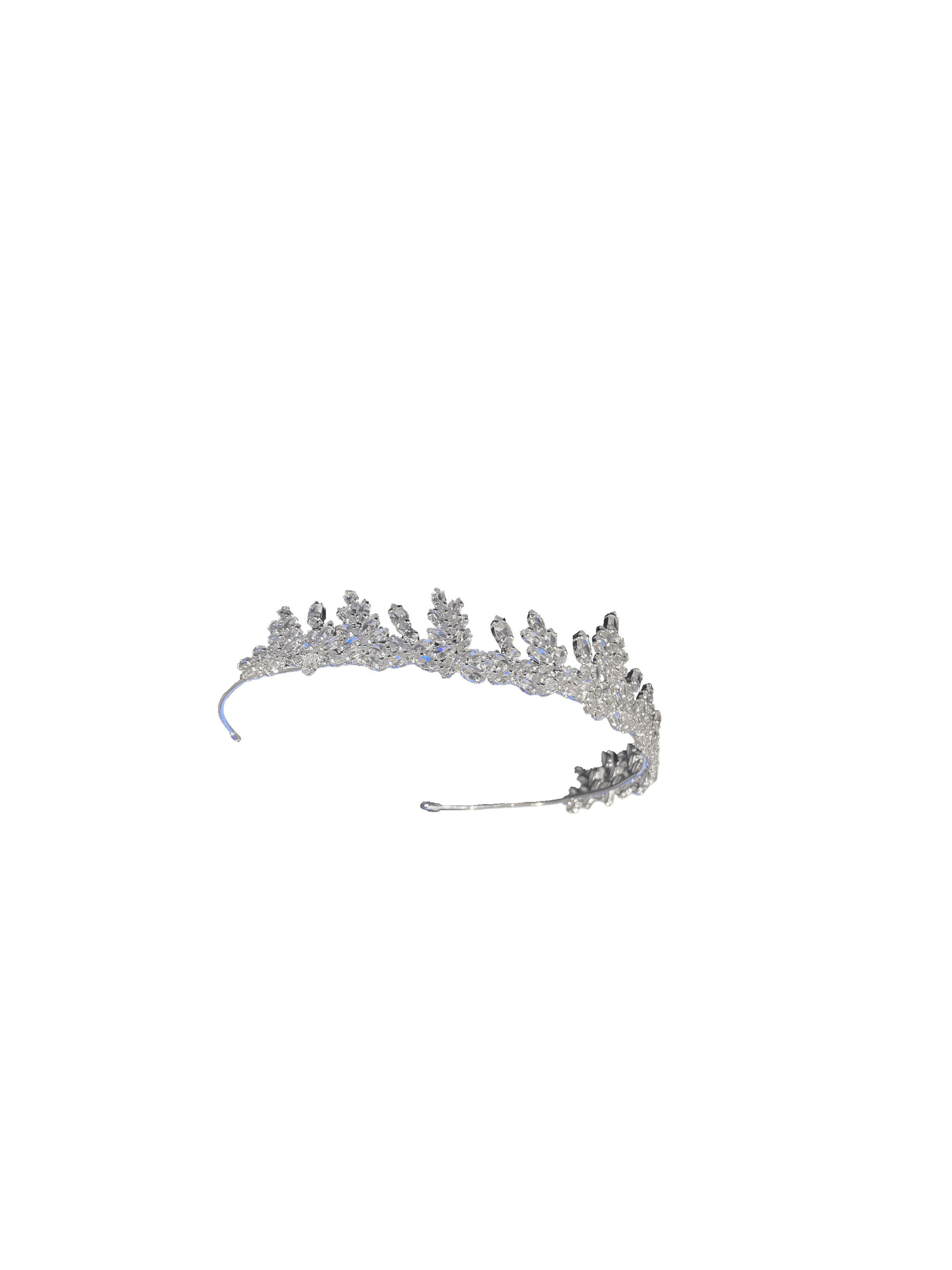 Snowdrop Princess Tiara Hair Accessory image 1