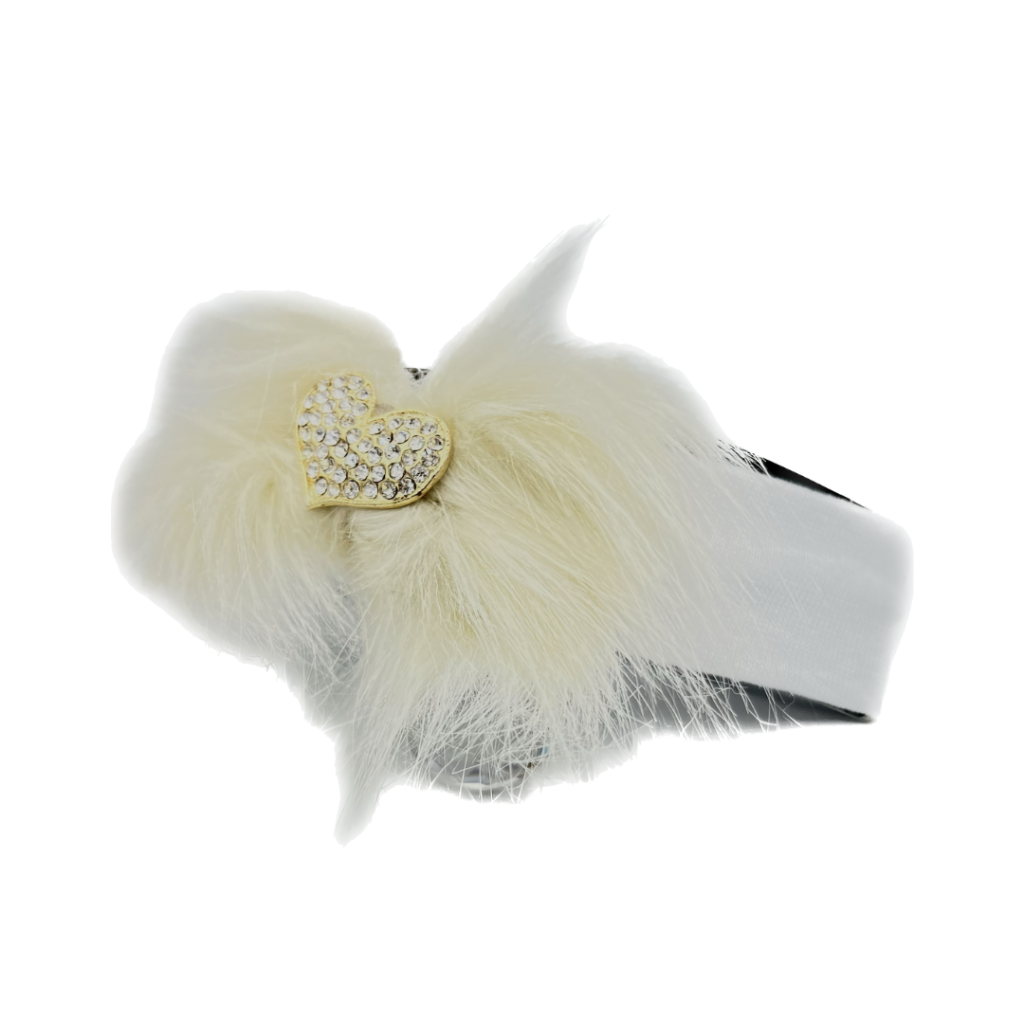 Baby Crystal Shoes - Furry Heart image 2
