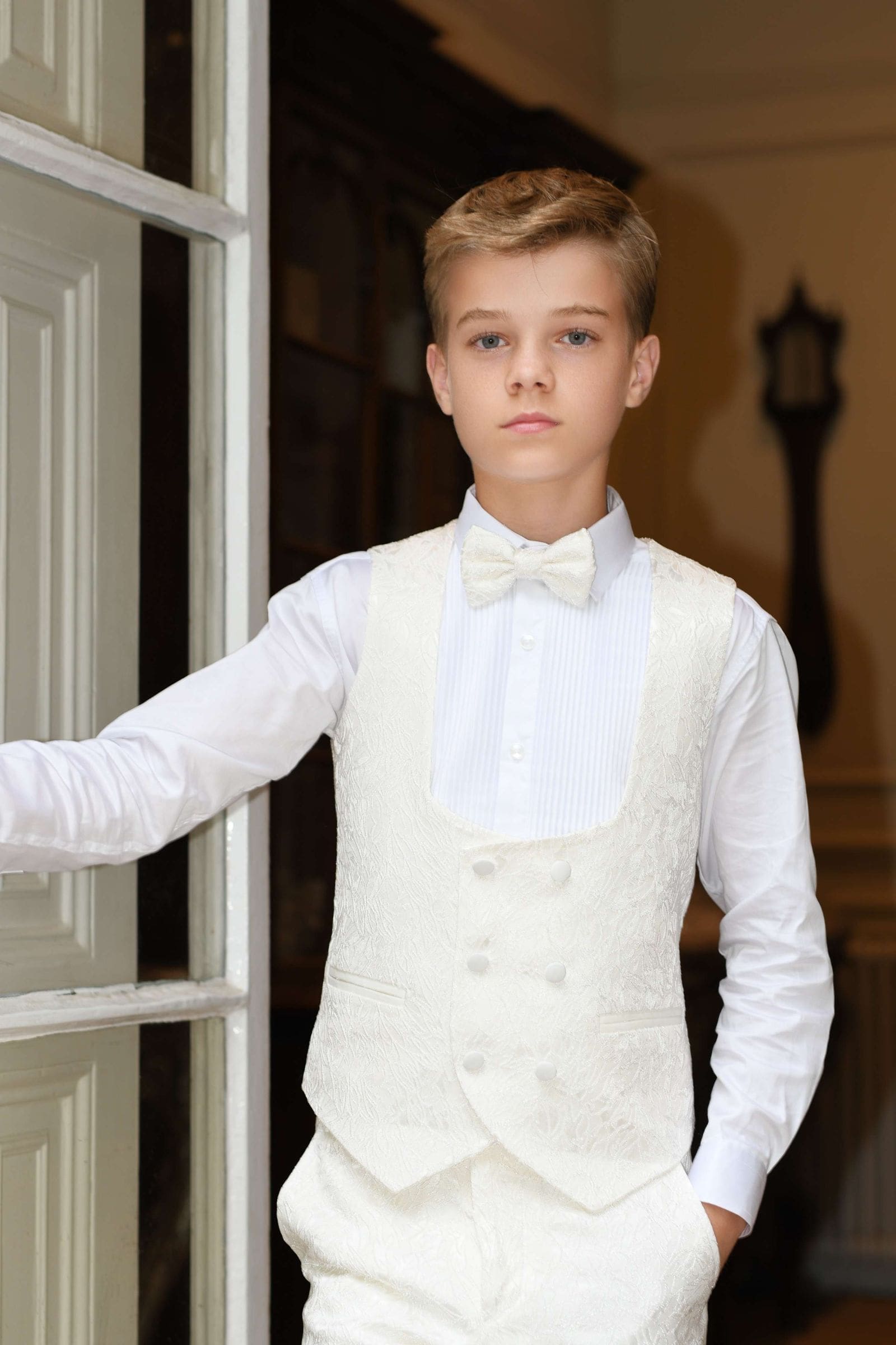 Ivory Bow Tie