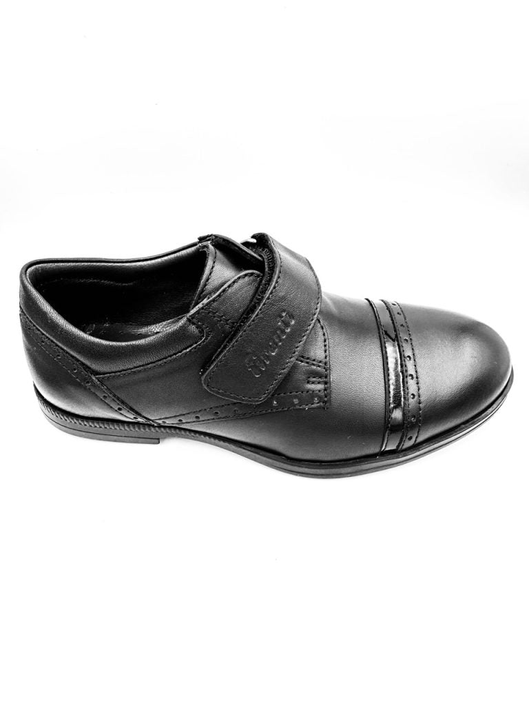 Children's Leather Black Shoes