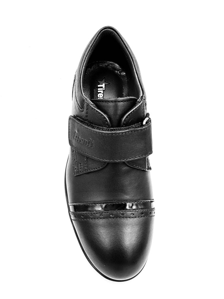 Children's Leather Black Shoes