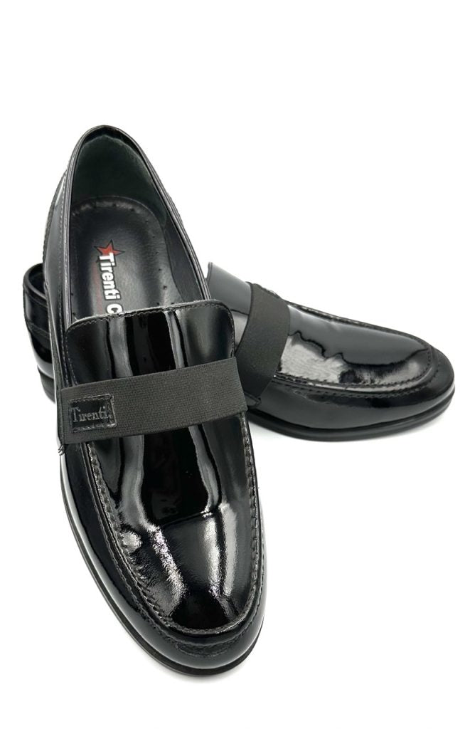 Boys Leather Black Shoes