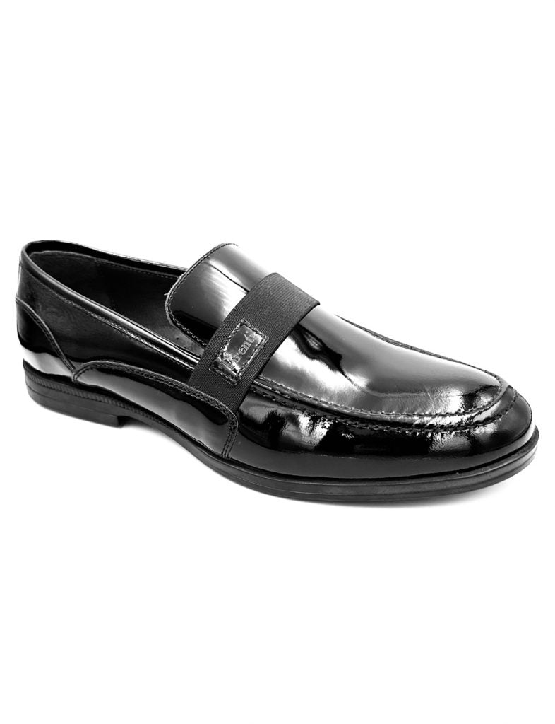 Boys Leather Black Shoes