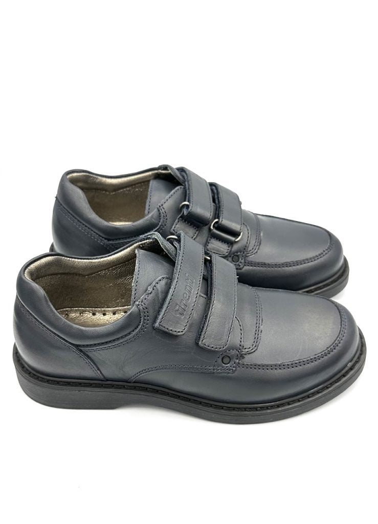Children's Leather Navy Shoes