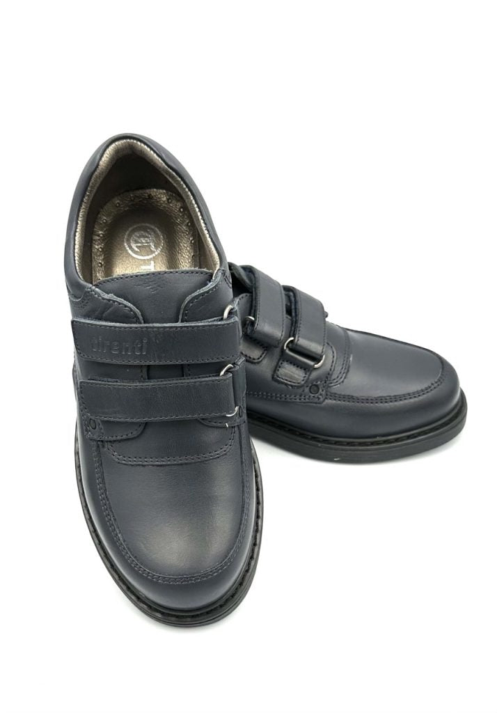Children's Leather Navy Shoes