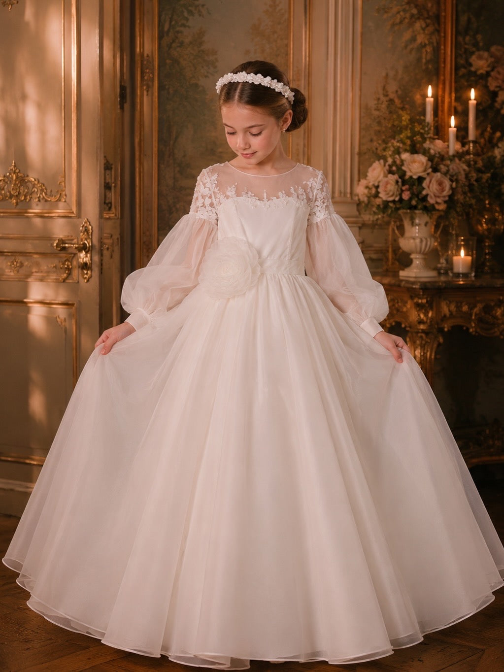 Whispers of Ivory Bloom