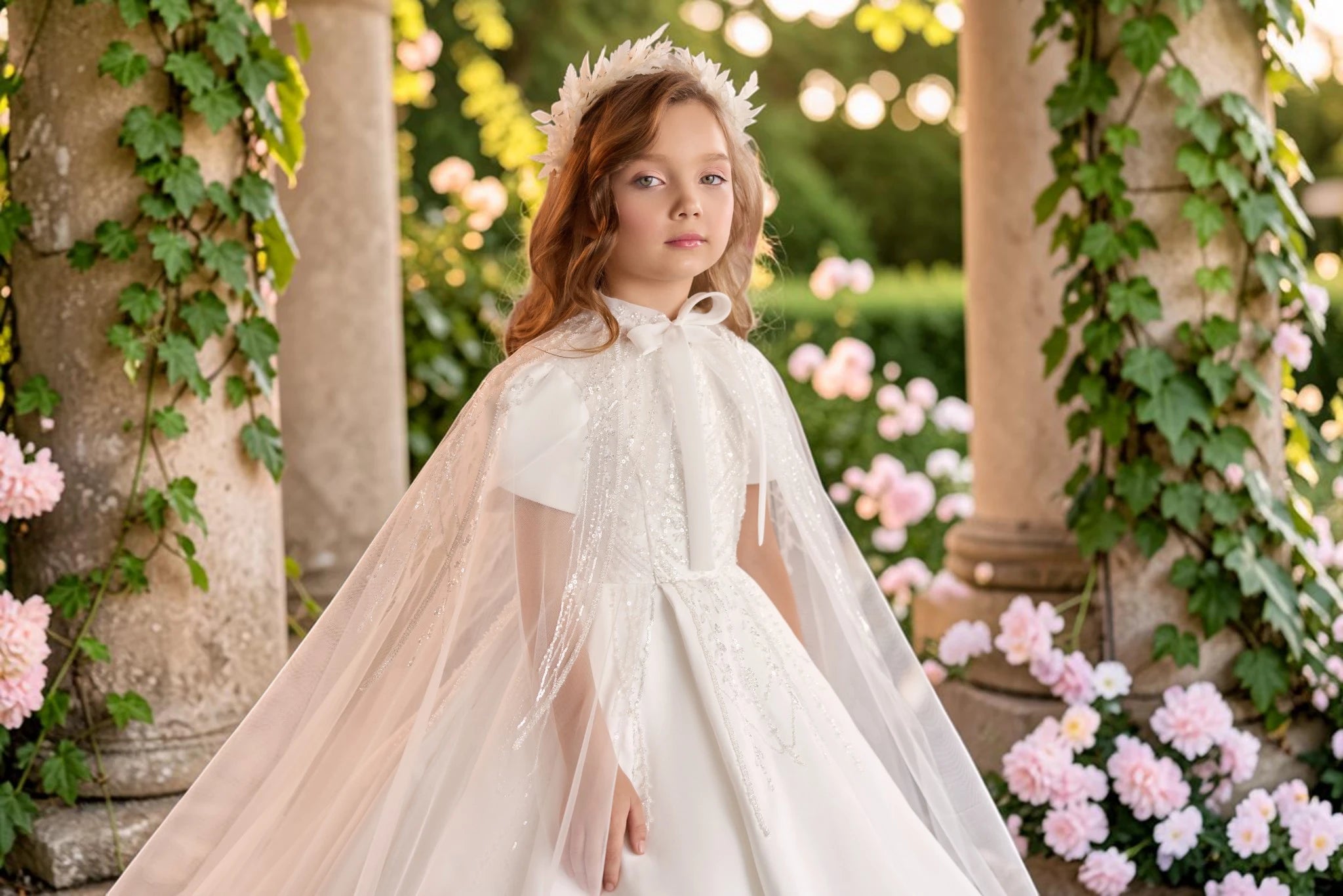 Ivory Blossom Cape
