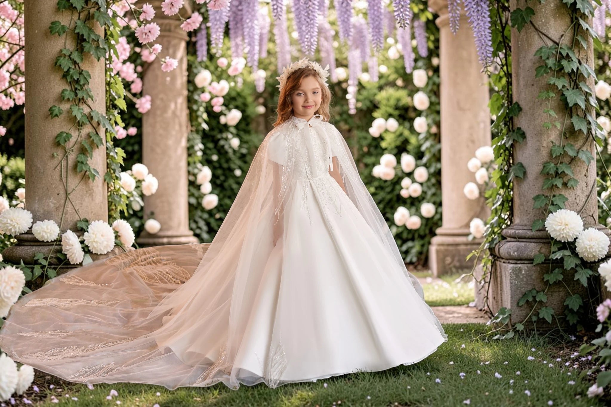 Ivory Blossom Cape