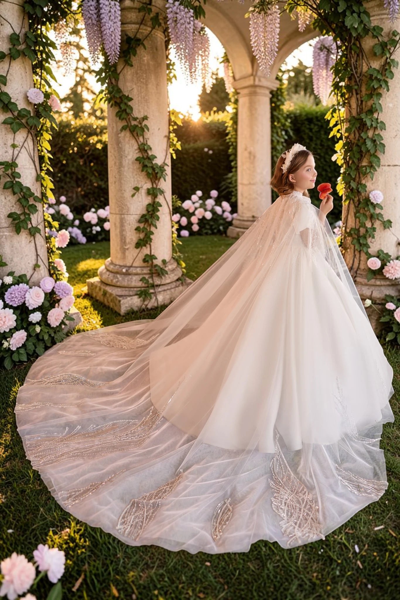 Ivory Blossom Cape