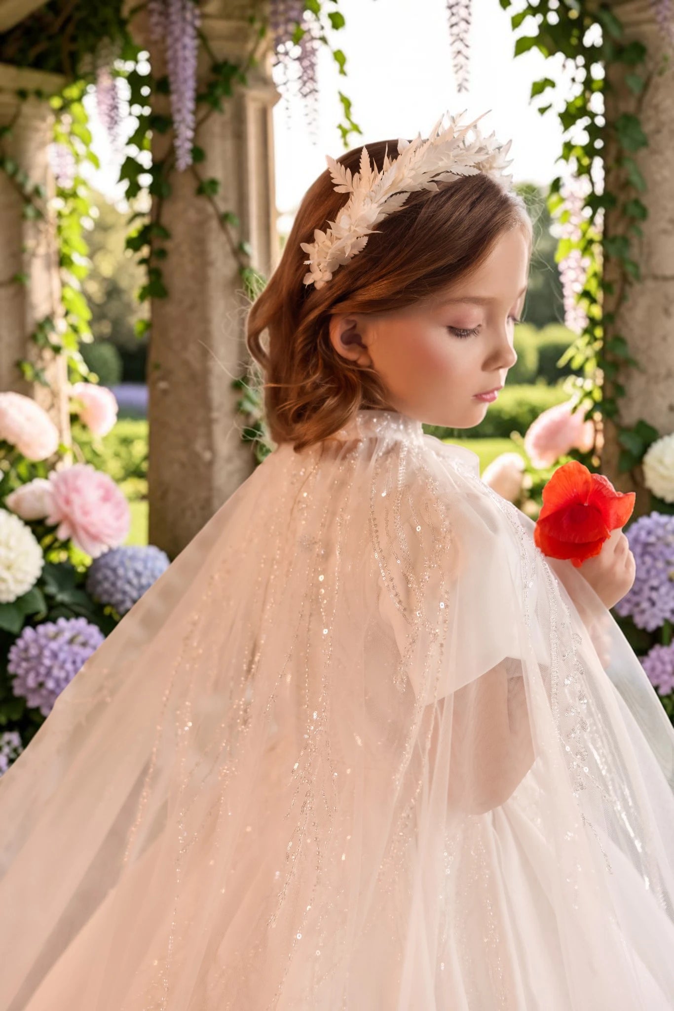 Ivory Blossom Cape