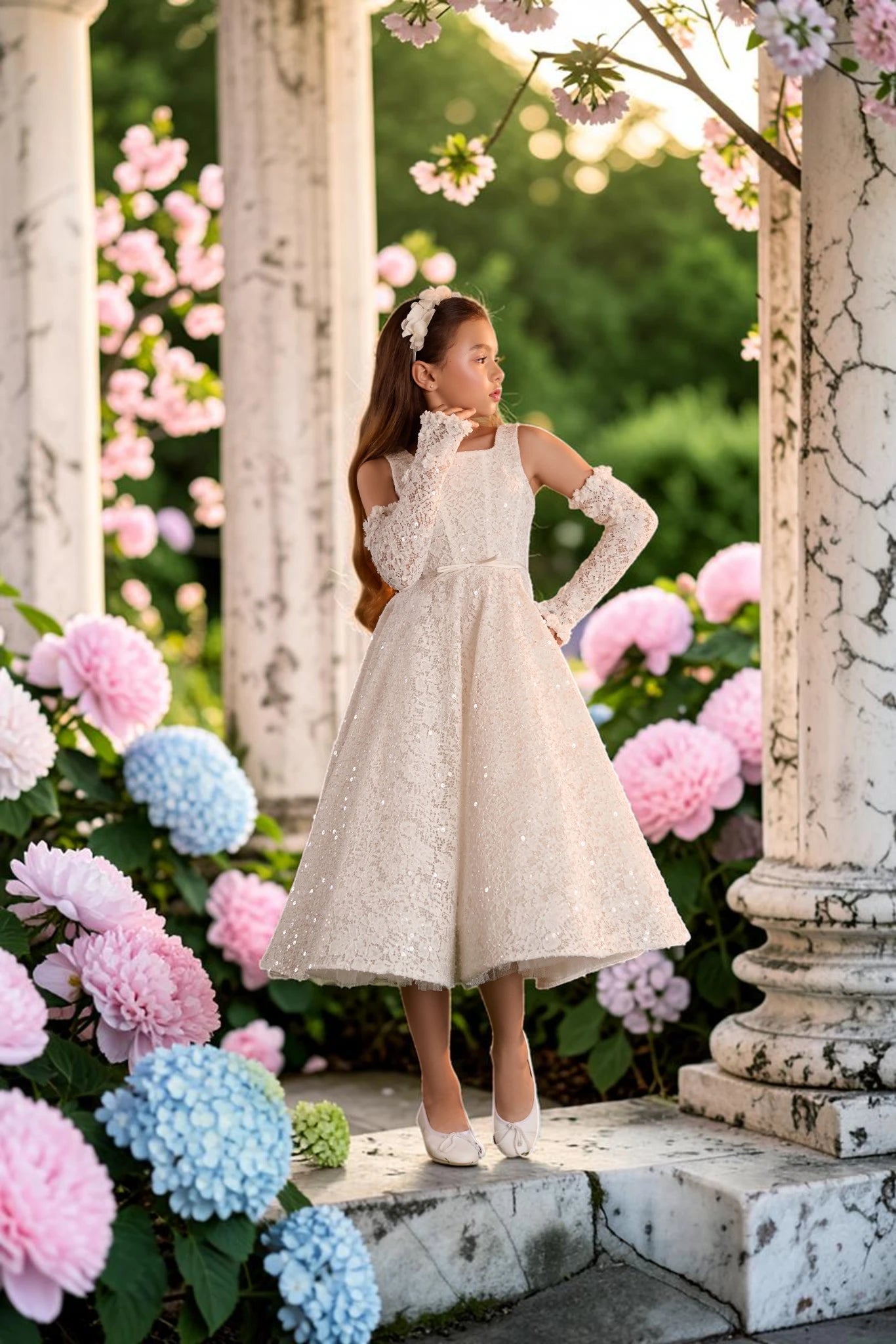Couture Long Gloves