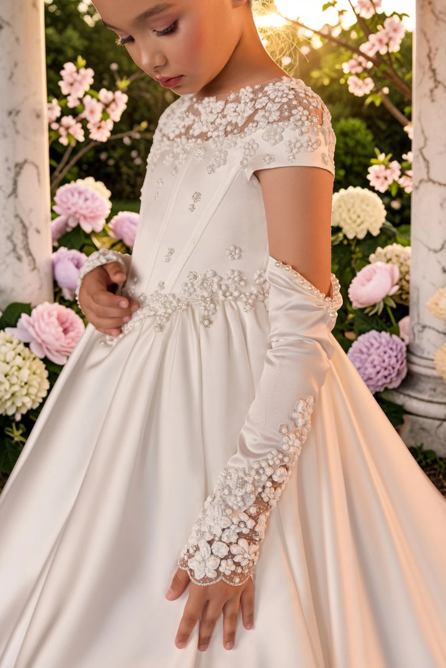 Couture Long Gloves