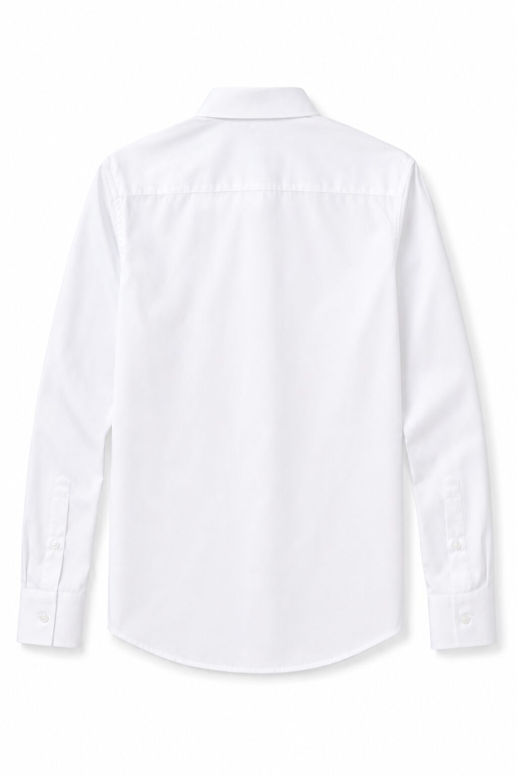Boys White Cotton Shirt
