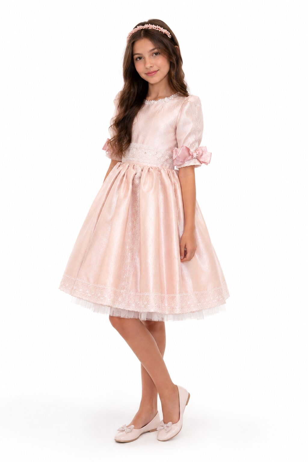 Girls Pink Party Dress - Alice