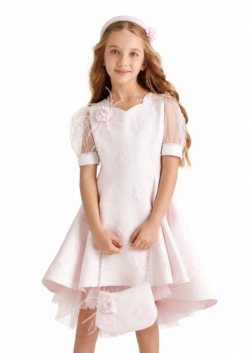 Girls Pink Party Dresses - Arzu