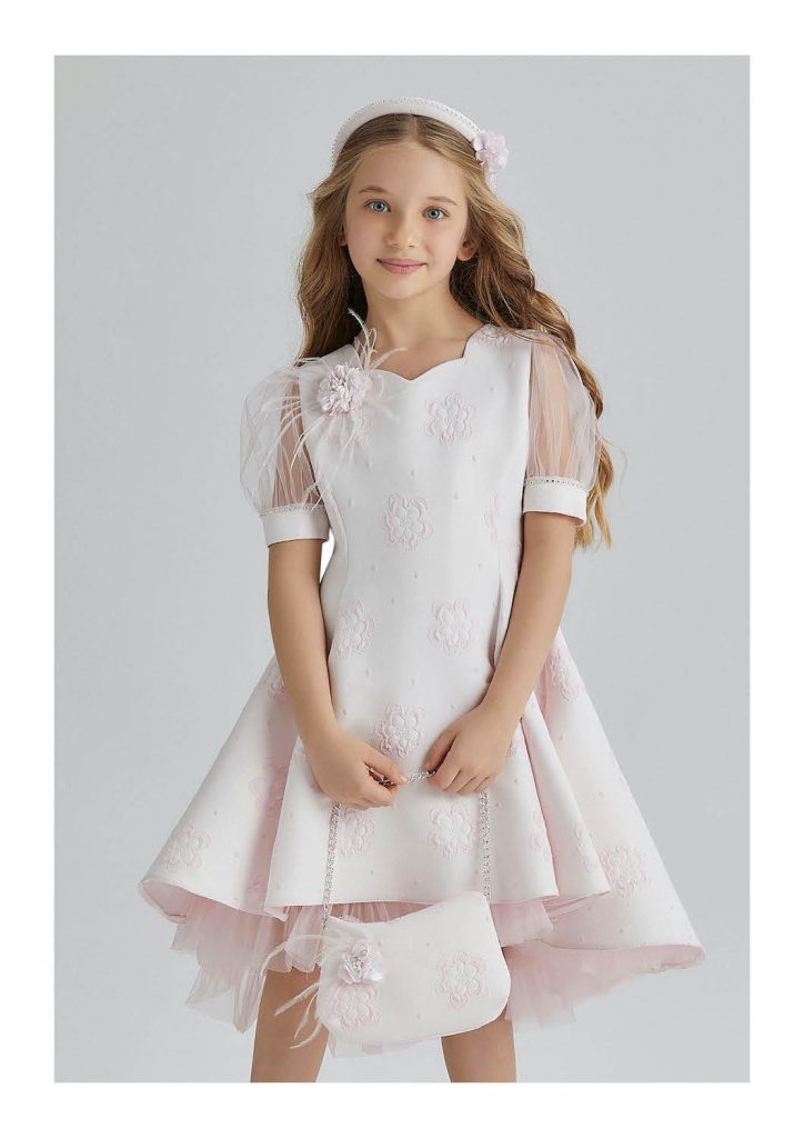 Girls Pink Party Dresses - Arzu