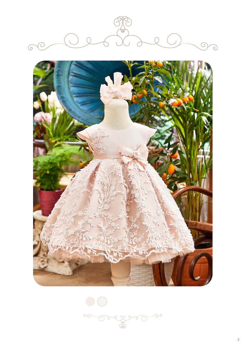 Pink Baby Occasion Dresses 3 Times Ivory £135